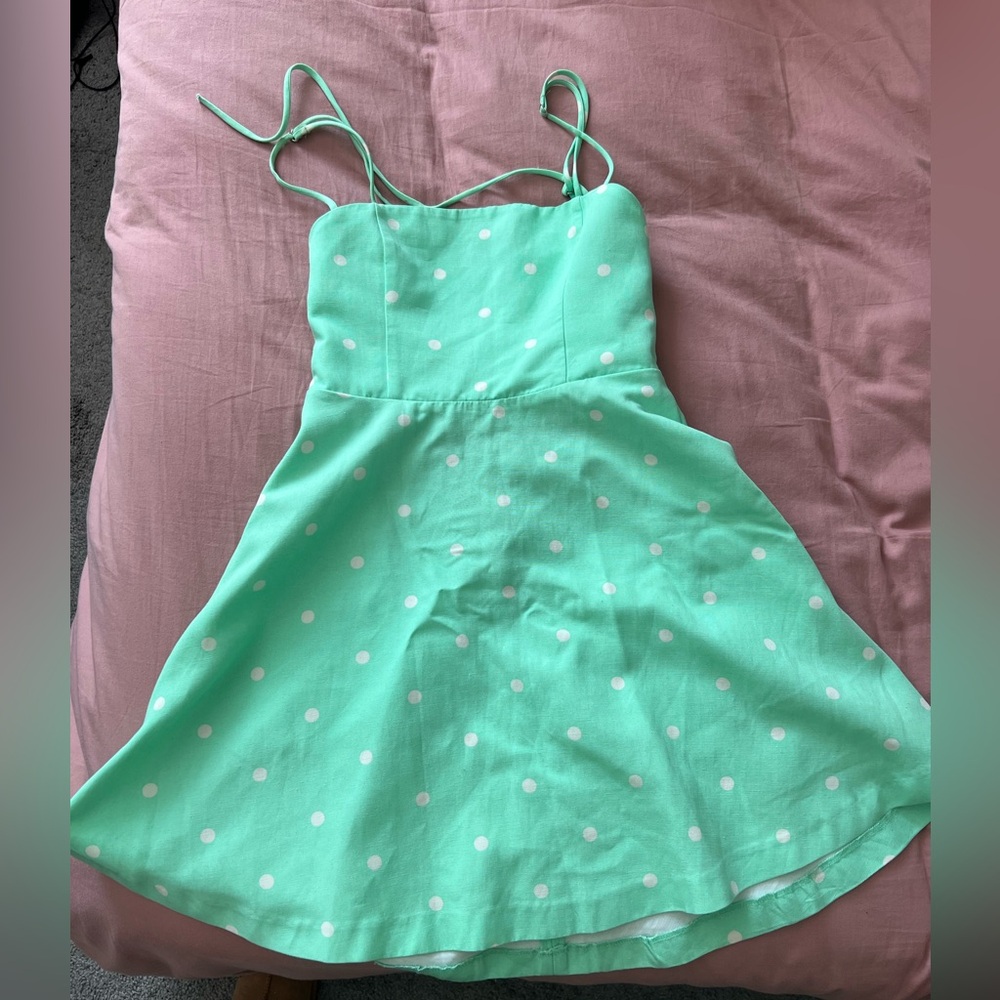Cute summer open back dress